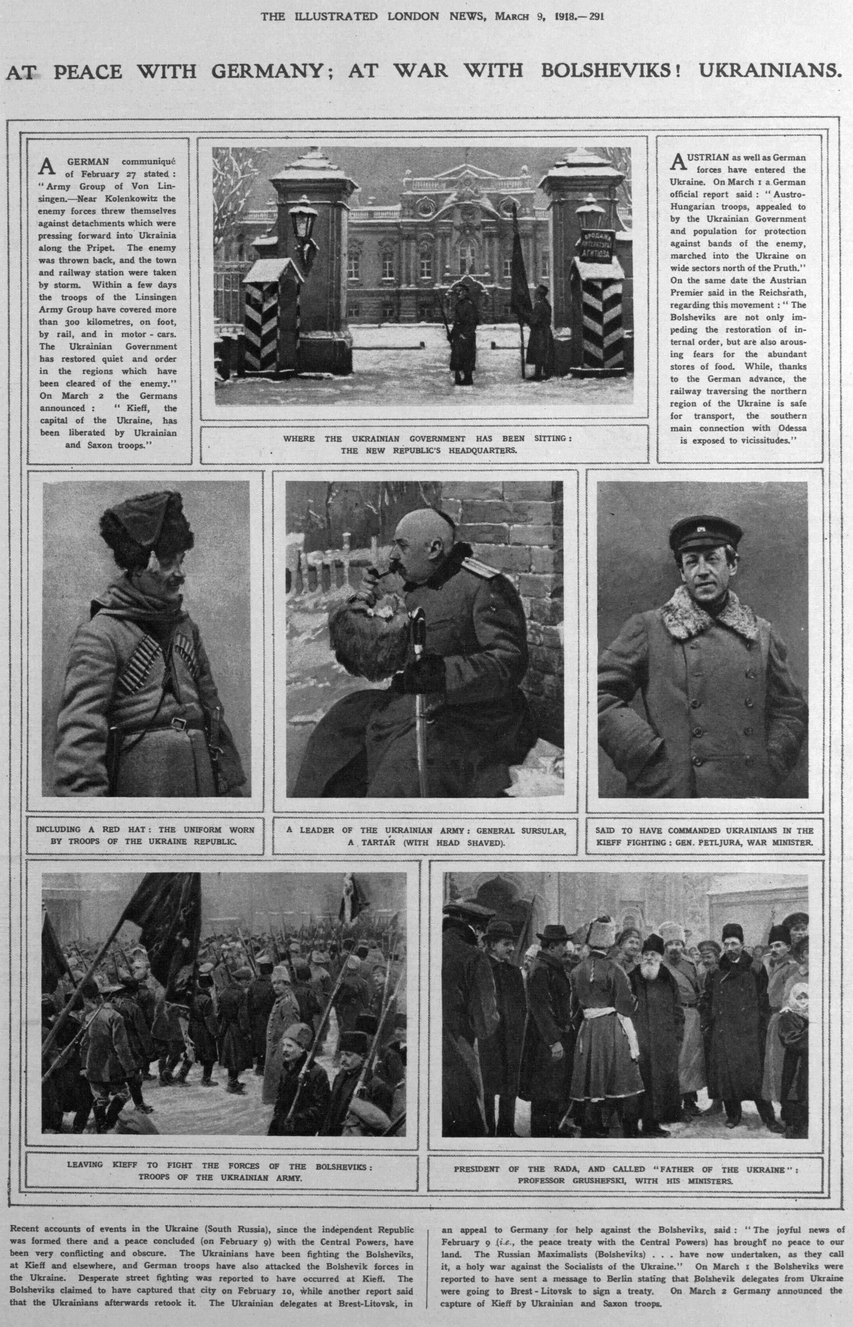 ukraine at war with the bolsheviks